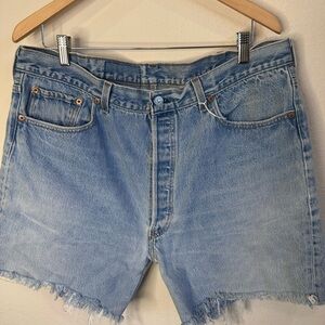 Levi's Light Blue Denim Shorts